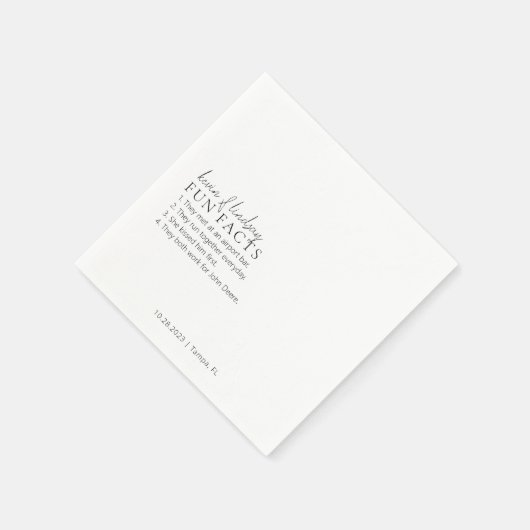 Leuke Fact Cocktail servetten (Hoek)