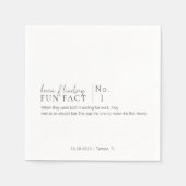 Leuke Fact Cocktail servetten (Voorkant)