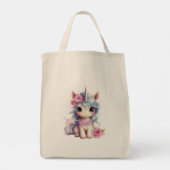 Leuke Fairy Baby Eenhoorn Sparkling Fantasy Tote Bag (Achterkant)