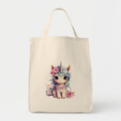 Leuke Fairy Baby Eenhoorn Sparkling Fantasy Tote Bag (Voorkant)