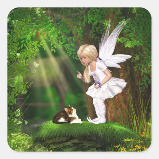 Leuke Fairy Sticker (Voorkant)