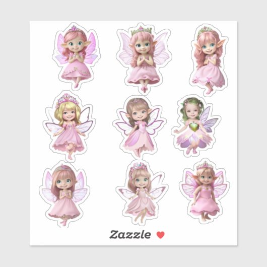 Leuke Fairy Stickers 3 (Vel)