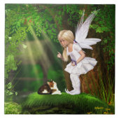 Leuke Fairy tegel Tegeltje (Voorkant)