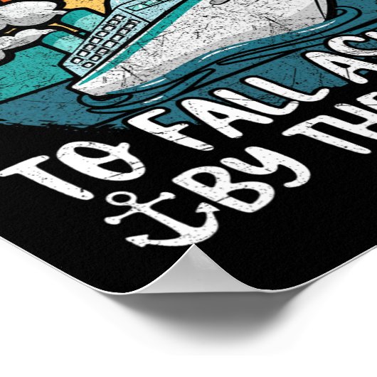 Leuke familie cruise meest waarschijnlijk om te He Poster (Hoek)