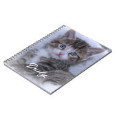 Leuke familie kitten foto notitieboek (Linkerzijde)