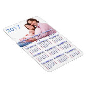 Leuke Familie Pic 2017 Mini Magnet Kalender Magneet (Rechterzijde)