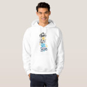 Leuke familie quote - "50% liefde, 50% sarcasme" hoodie (Voorkant volledig)