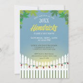 Leuke Familie Reünie piket hek versierd Kaart (Voorkant)