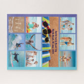 Leuke familie strand vakantie foto puzzel (Horizontaal)