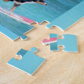 Leuke familie strand vakantie foto puzzel (Zijkant)
