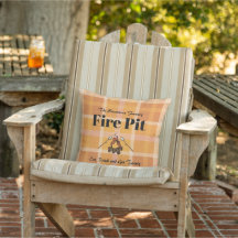 Leuke familienaam Fire Pit gepersonaliseerd