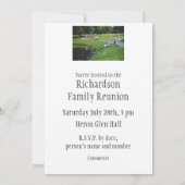 Leuke familiereünie aangepaste familiefoto kaart (Achterkant)