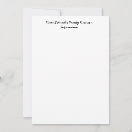 Leuke familiereünie of uitnodiging voor een evenem (Achterkant)
