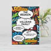 Leuke Familiereünie School Vrienden Feest Kaart (Staand voorkant)