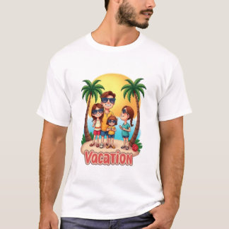 Leuke familievakantie t-shirt