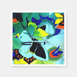 Leuke Fancy Ontworpen Veelkleurig van de Collage Servetten