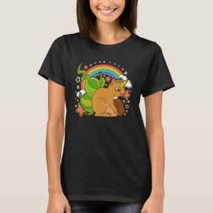 Leuke fantasie dier eekhoorn eenhoorn eekhoorn t-shirt