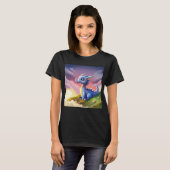 Leuke fantasie mystieke draak t-shirt (Voorkant volledig)