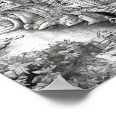 Leuke Fantasy Interieur Volwassen Kleuren Poster (Hoek)