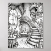 Leuke Fantasy Interieur Volwassen Kleuren