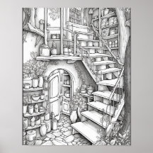 Leuke Fantasy Interieur Volwassen Kleuren