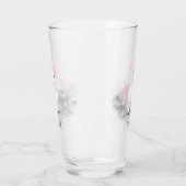 leuke Fantasy unicorn voegt naam toe Glas (Links)