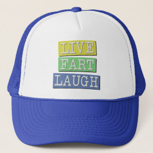 Leuke Fart Lach Grappige Pet Met Bal Cap Trucker H