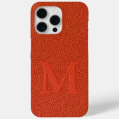 Leuke Faux Basketbal Lederen Huid Textuur Patroon Case-Mate iPhone Case (Achterkant)