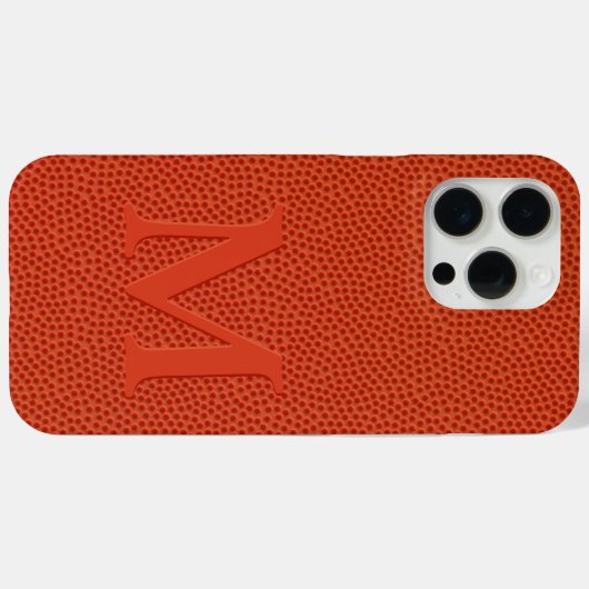 Leuke Faux Basketbal Lederen Huid Textuur Patroon Case-Mate iPhone Case (Achterkant (horizontaal))