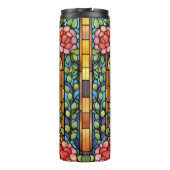 Leuke Faux Glas in lood Greyhound Dog Thermosbeker (Achterkant)