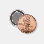 Leuke Faux Penny Coin Koelkast Magnet (Voorkant / Achterkant)