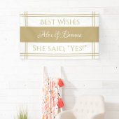 Leuke favoriet! Aangepast verloving Spandoek (Insitu)