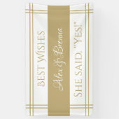 Leuke favoriet! Aangepast verloving Spandoek (Verticaal)