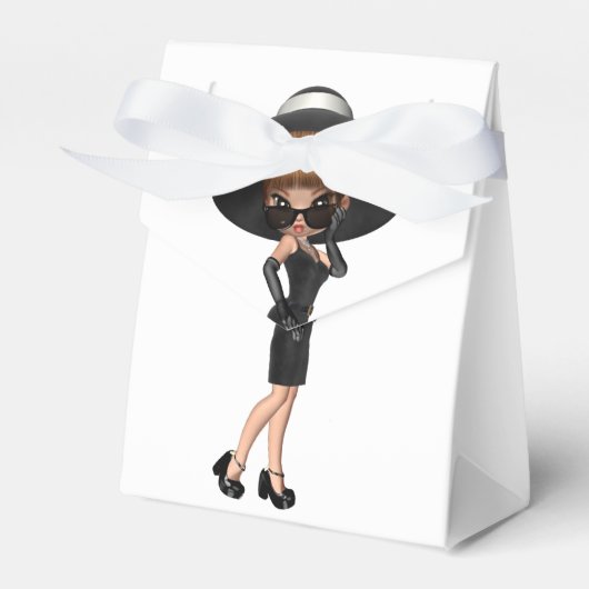 Leuke Favoriete Diva Verjaardagsfeestje Bedankdoosjes (Voorkant Zijde)