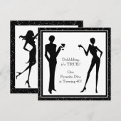 Leuke Favoriete Diva Vrouw Zwart 40e Verjaardagsfe Kaart (Voorkant / Achterkant)