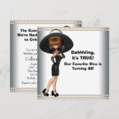 Leuke Favoriete Diva Vrouwen Elk Nummer Verjaardag Kaart (Voorkant / Achterkant)