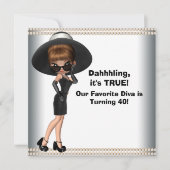 Leuke Favoriete Diva Vrouwen Elk Nummer Verjaardag Kaart (Voorkant)