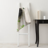 Leuke Fawn gekleurde pug puppy hond gezicht huisdi Sherpa Deken (In situ)