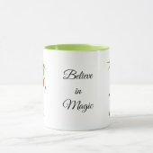 Leuke fee met bruine vleugels koffie Mok (Midden)