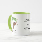 Leuke fee met bruine vleugels koffie Mok (Voorkant links)