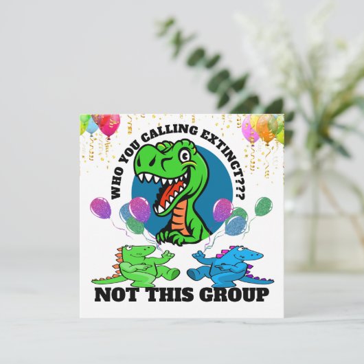 Leuke Feest Uitnodiging (Staand voorkant)