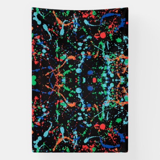 Leuke Feest Verfspetters 4x6 Vinyl Banner (Verticaal)