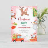 Leuke feestdag uitnodiging (Staand voorkant)