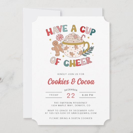 Leuke feestdag uitnodiging (Voorkant)