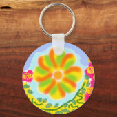 Leuke feestelijke Cartoon Sleutelhanger (Achterkant)