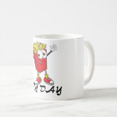 leuke feestelijke feestelijke, grappige design coo koffiemok (Voorkant rechts)