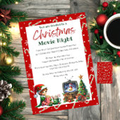 Leuke feestelijke film Night Christmas Party Kaart