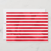 Leuke feestelijke kerstvakantie cocktailparty kaart (Achterkant)