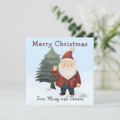 Leuke feestelijke Kinder kerst Kaart voor vrienden (Staand voorkant)