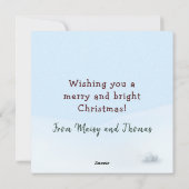 Leuke feestelijke Kinder kerst Kaart voor vrienden (Achterkant)